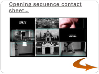 Opening sequence contact sheet… 