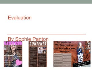 Evaluation



By Sophie Panton
 