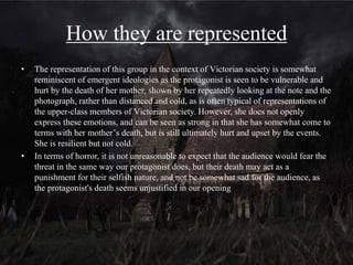 Question 2: How does your
media product represent
particular social groups?
 