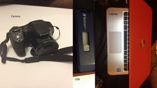 Camera
USB
Laptop
 