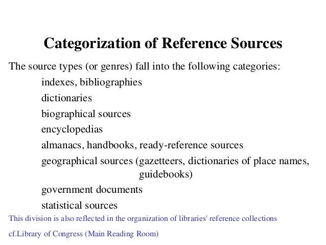 What Are The Types Of Reference Sources? – KEVEYD