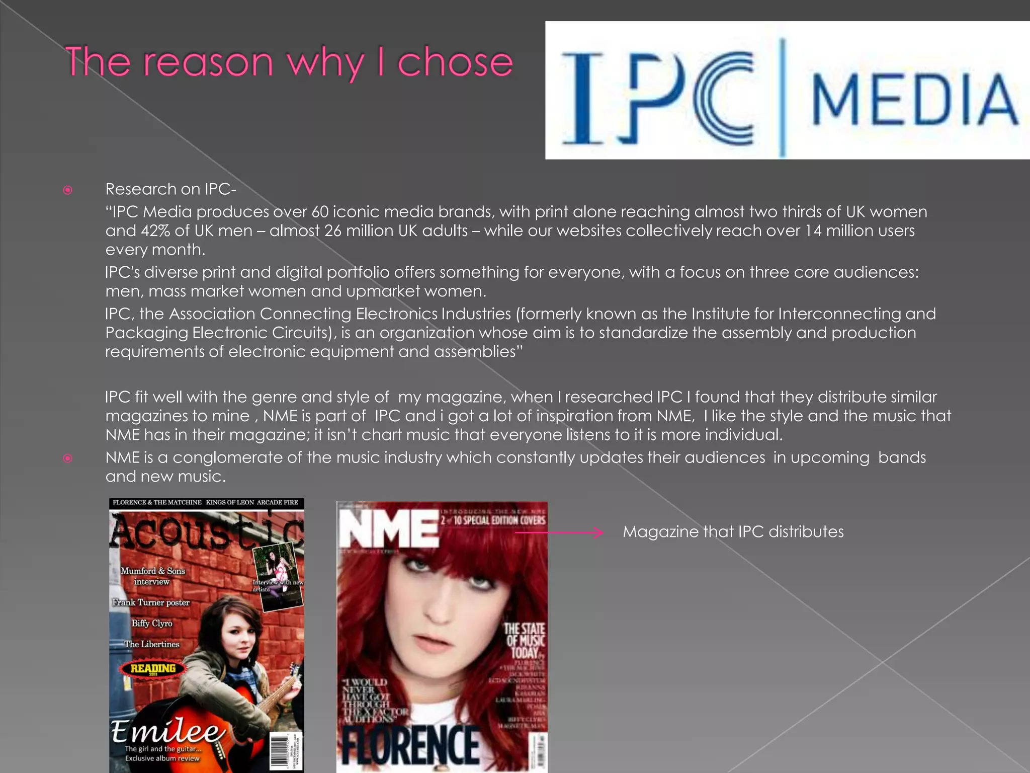 What kind of media institution might distribute your media product and why? 