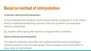 Evaluation ii | PPTX