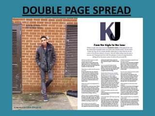 DOUBLE PAGE SPREAD
 