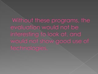 Evaluation 1