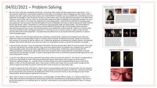 04/02/2021 – Problem Solving
• My main focus today was completing experiments surrounding video quality, and discussing previous experiments. First, I
discussed the experiments I had already completed. These were surrounding the idea fo changing my video style in order to
embrace the lower quality of my phone camera, and I tested different methods such as purposeful blur, and adding noise and
deliberate film damage in order to portray the style of a home video, which not only adds a personal touch to my video which
I'd want to achive either way, but covers up any bad video quality and makes it deliberate and meaningful instead of an issue.
After this, I then went on to include more experiments surrounding quality. I researched into methods of including quality
post production, such as a way to find the best balance in terms of sharpness and noise, as well as looking into other methods
like the app 'Remini' which is praised for it's usefulness at improving both image and video quality. I also tested different
quality control techniques, such as manual focus and the difference between a high and low quality camera, and then
discussed the pros and cons of each, and how detrimental a non-professional camera would be. I did this so I'd have a clear
view of my limitations when starting pre-production if I only have access to a phone camera, in order to make the best
possible video with minimal equipment. I also went back and added more to my location theoretical problems in order to
cover all possible angles.
• Overall, I believe this work has gone well and was something I enjoyed doing. I explained my thought process with each
experiment clearly and always linked it back to a problem and/or solution I'd looked at previously, making sure they were
both relevant to my project as well as useful to me. In additional, going back and adding more indepth research into potential
problems with location will prove very useful and make sure my prudction process on set will be as efficient as possible.
• In terms of main successes, I'd say my experiment with Remini and practical techniques were the most successful. This is due
to the fact that without this testing I wouldn't have come across Remini,which has proved to be a vlaubale tool in terms of
enhancing video quality, and could make a big difference to my final product. Furthermore, experimenting with the
difference between a professional, high quality camera and my phone camera really helped me visualise what my project
could look like, and will help a lot when it comes to planning for both access to professional equipment/lighting/crew etc. and
only having a phone camera.
• I'd say the most difficult part of this experiments was having to film on my own for some of it. This mad eit incredibly difficult
to focus on small details as I didn't have anyone behind the camera, which meant that if it went out of focus due to
movement, lighting changes, etc. I wouldn't know until after filming, and made it especially difficult to get certain shots.
Ideally, I'd like to re-do this experiment when I have access to help in order to get more accurate results, though this did
serve as a good test for what my project could look like if I have no access to a cast and/or crew.
• In order to expand the work in the future, I need to look at incorporating the majority of my experiments into one scene/clip
in order to see how they will all combine and get a rough visualisation of what my project will look like. I should also perhaps
go into more detail of the process for my experiments rather than just the end results, as documenting how I got certain
colours/effects would be good to reference in the future.
• Next, I want to work on camerawork experiments, so testing angles, framing, different styles, etc. and discussing these in
detail, which will lead to evluating which would be the easiest/most possibe without professional equipment. I also want to
go back and expand on my contextual work, as I feel like I could expand on the context and justification of why I'm chosing
this medium.
 