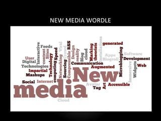 NEW MEDIA WORDLE

 