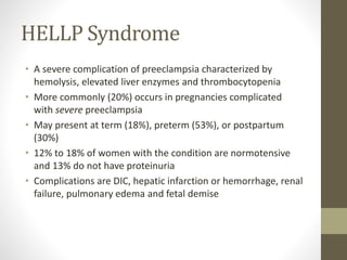 Evaluation and management of hypertension in pregnancy | PPTX