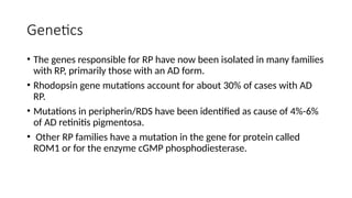 Rp Inheritance Pattern Comprehensive Management and Genetic Insights of Retinitis Pigmentosa ...