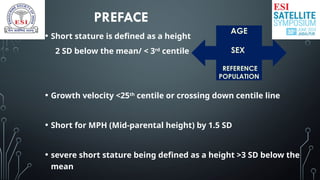 EVALUATION AND MANAGEMENT OF SHORT STATURE.pptx