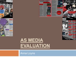 AS Media evaluation Anna Loyns  