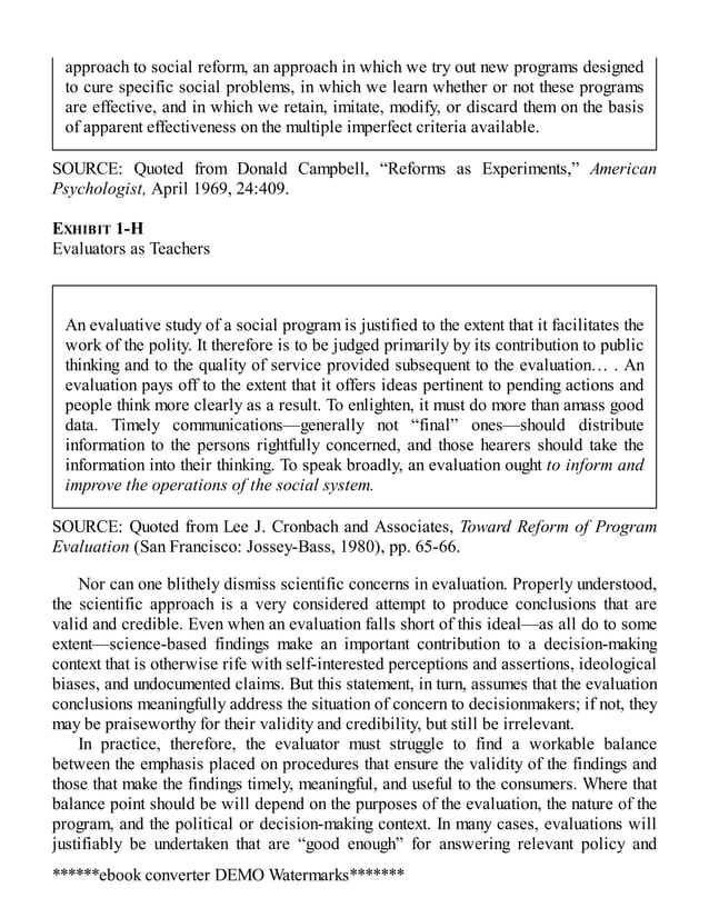 Evaluation a systematic approachRossiLipseyFreeman PDF Desktop