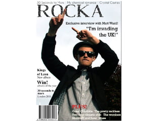 Mentioned bands and artists on the frontpage to attract fans of these bands