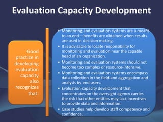 Evaluation Capacity Development | PPTX