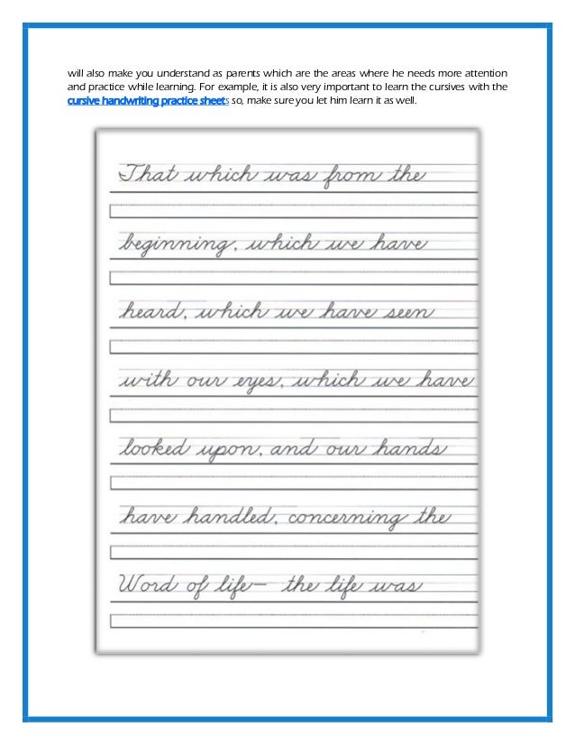 Evaluation checklist to assess your child's handwriting skills!