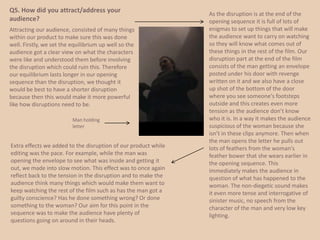 With our we came across a problem with some feedback that people would see this setting and not want to watch it as we are in the 21st century. To avoid this, we came up with the idea to bring the normal colour back when the disruption comes in towards the end of the sequence, which would then show what the rest of the film would be like. 