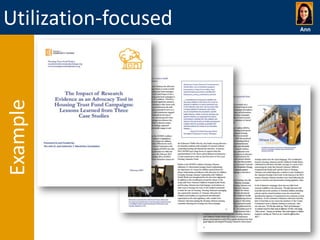 Example

Utilization-focused

Ann

 