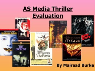 AS Media Thriller Evaluation By Mairead Burke 