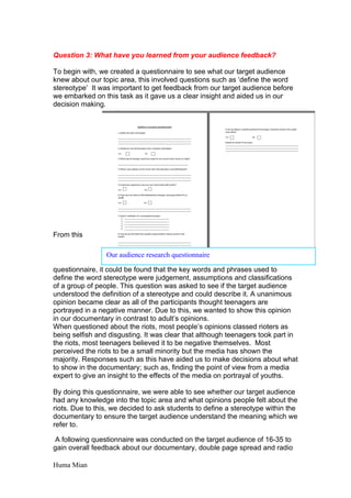 Evaluation for media