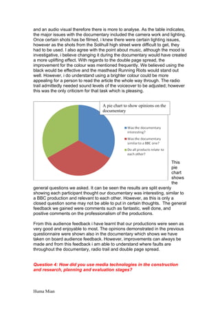 Evaluation for media