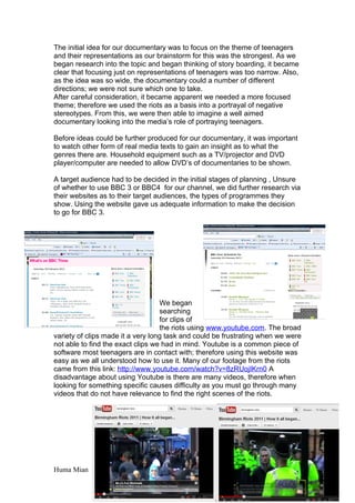 Evaluation for media