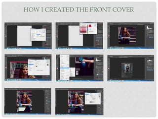 HOW I CREATED THE FRONT COVER
 
