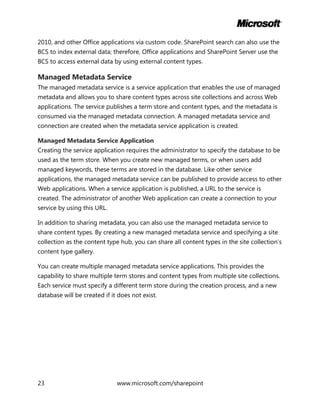 Microsoft India - Evaluation Guide for SharePoint Server 2010 ...
