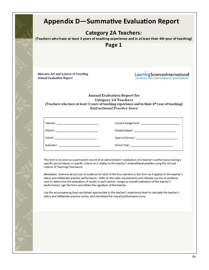 evaluation manual 2011 st105 form