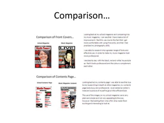 Comparison…