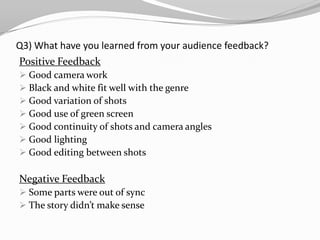 Black and white fit well with the genre