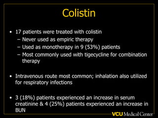 Evaluation Of Acinetobacter Infection, Eastern States Presentation | PPT