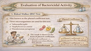 Evaluation of bactericidal & Bacteriostatic | PDF