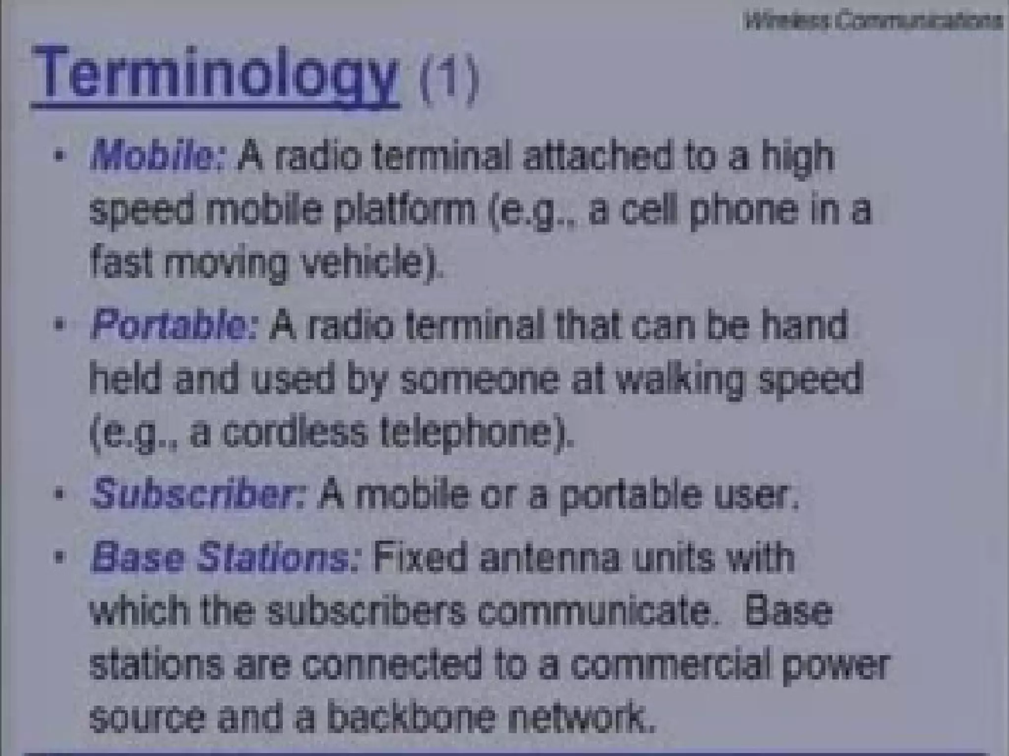 Evaluation of cellular network