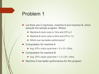 Evaluation of computer performance | PPTX