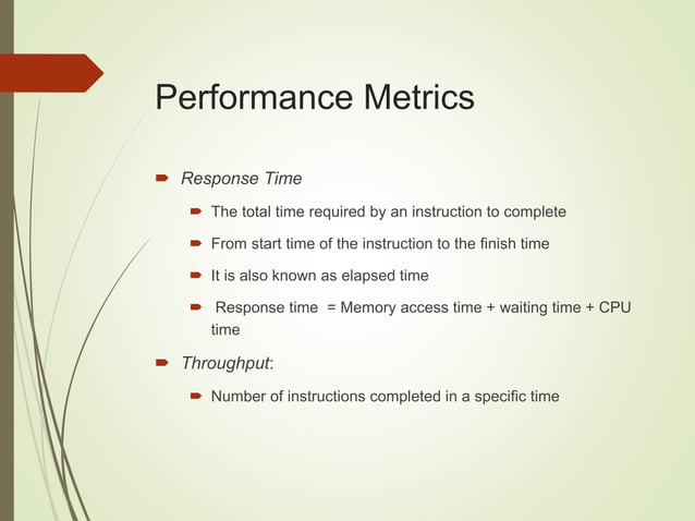 Evaluation of computer performance