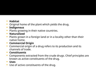 Pharmacognosy evaluation of crude drug.pptx