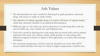 EVALUATION OF CRUDE DRUGS.pptx