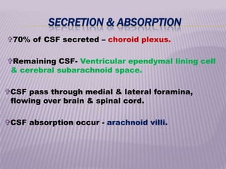 Evaluation of csf | PPTX