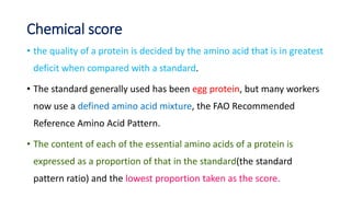 Evaluation of feed protein | PPTX