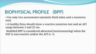 Evaluation of fetal health. Fetal sağlıkppt | PPT