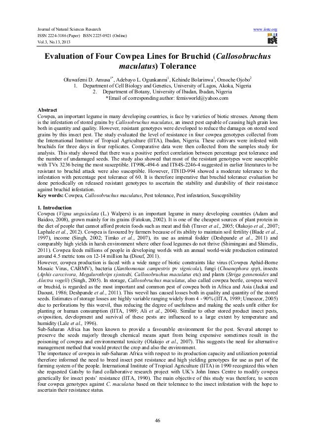 cowpea research paper cowpea research paper