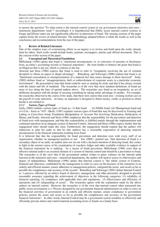 Evaluation of fraud and internal control procedures | PDF