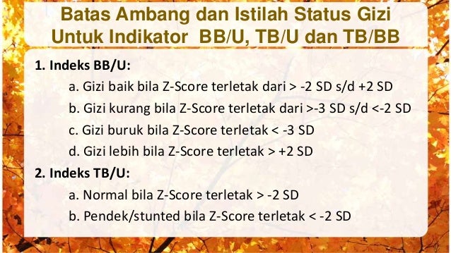 Kumpulan Contoh Soal: Contoh Soal Z Score Gizi