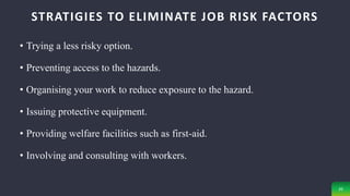 Evaluation of Job Risk Assessment | PPTX