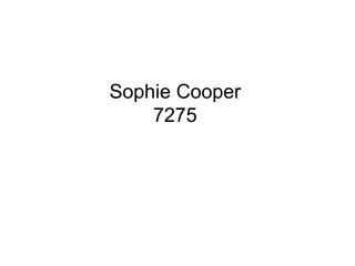 Sophie Cooper
    7275
 