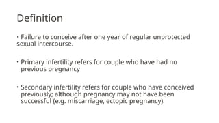 evaluation of male infertility and management.pptx