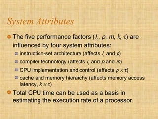 Evaluation of morden computer & system attributes in ACA | PPT