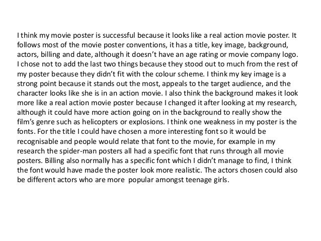 Evaluation movie picture