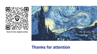 Scan for the original article
Thanks for attention
 