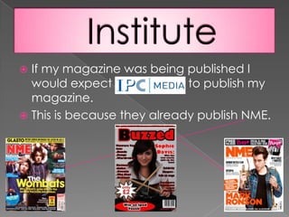 Question 4.Who would be the audience for your media product 